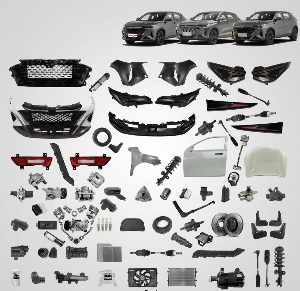 Complete Body Spare Parts for Bumper Headlight Door Panel Grille Assembly